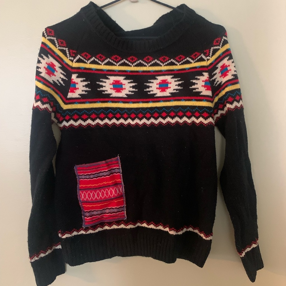 Vintage Sweater with Pocket.